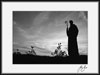 St. Benedict at Dusk Black and White Photography