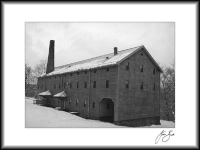 Winter Scene 1, St. Vincent College