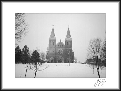 Winter Scene 4, St. Vincent College